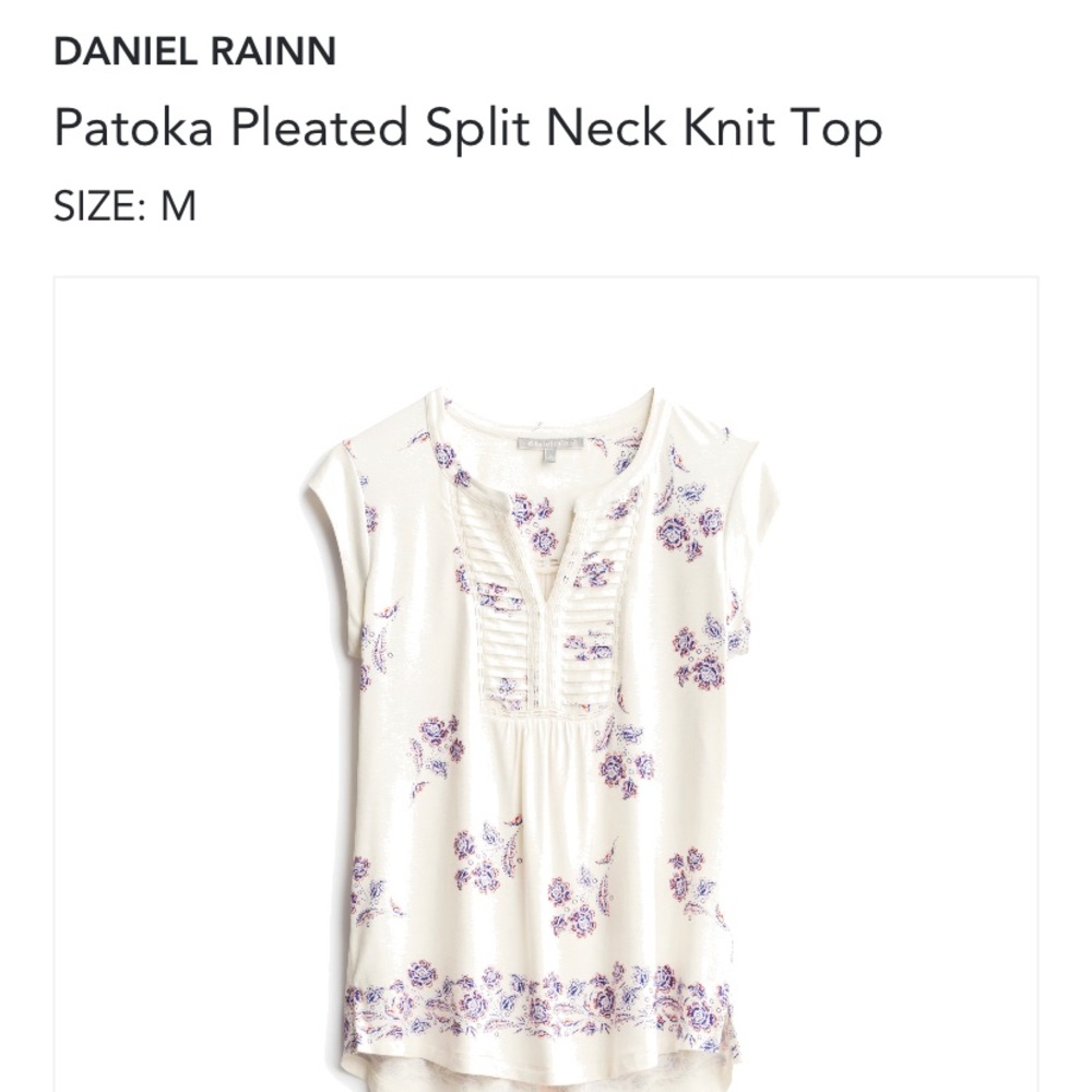Daniel Rainn pleated top